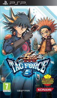 Portada oficial de Yu-Gi-Oh! GX Tag Force 5 para PSP