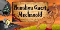 Portada oficial de Hunahpu Quest. Mechanoid para Switch