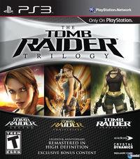 Portada oficial de Tomb Raider Trilogy para PS3