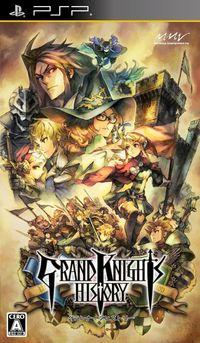 Portada oficial de Grand Knights History para PSP