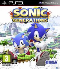 Portada oficial de Sonic Generations para PS3