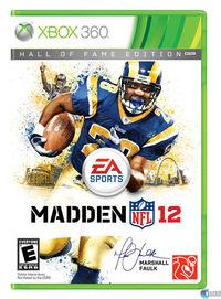 Portada oficial de Madden NFL 12 para Xbox 360