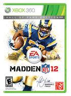Portada oficial de de Madden NFL 12 para Xbox 360