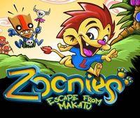 Portada oficial de Zoonies - Escape from Makatu DSiW para NDS