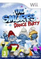 Portada oficial de de Los Pitufos Dance Party para Wii