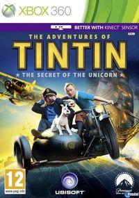 Portada oficial de Las aventuras de Tintín: El secreto del Unicornio para Xbox 360