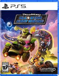 Portada oficial de DreamWorks All-Star Kart Racing! para PS5