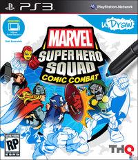 Portada oficial de uDraw Marvel Super Hero Squad: Comic Combat para PS3