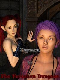 Portada oficial de Tamara In The Forsaken Dungeon para PC