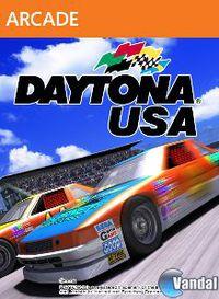 Portada oficial de Daytona USA XBLA para Xbox 360