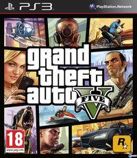 Portada oficial de Grand Theft Auto V para PS3