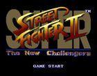 Portada oficial de de Super Street Fighter II: The New Challengers MD CV para Wii