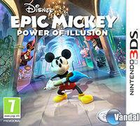 Portada oficial de Epic Mickey: Mundo misterioso para Nintendo 3DS
