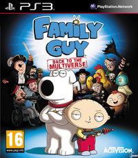 Portada oficial de Family Guy: Back to the Multiverse para PS3