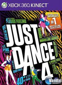 Portada oficial de Just Dance 4 para Xbox 360
