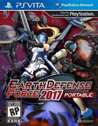 Portada oficial de Earth Defense Force 2017 Portable PSN para PSVITA