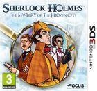 Portada oficial de de Sherlock Holmes: Misterio de la Ciudad Helada para Nintendo 3DS