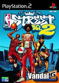 Portada oficial de NBA Street 2 para PS2
