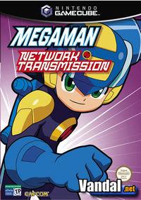 Portada oficial de Megaman Network Transmission para GameCube