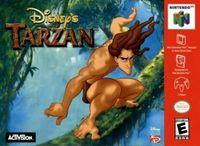 Portada oficial de Disney's Tarzan para Nintendo 64