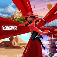 Portada oficial de Carmen Sandiego para PS5