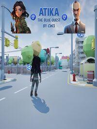Portada oficial de Atika The Blue Quest para PC
