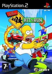 Portada oficial de The Simpsons Hit & Run para PS2