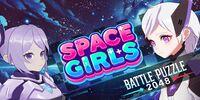 Portada oficial de Battle Puzzle 2048 - Space Girls para Switch