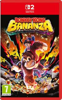 Portada oficial de Donkey Kong Bananza para Switch 2