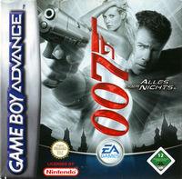 Portada oficial de James Bond 007: Everything or Nothing para Game Boy Advance