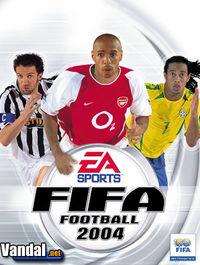 Portada oficial de FIFA Football 2004 para PS2