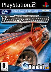 Portada oficial de Need for Speed Underground para PS2