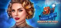 Portada oficial de Criminal Archives: Murder in the Pages Collector's Edition para PC
