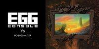 Portada oficial de EGGCONSOLE Ys PC-8801mkIISR para Switch