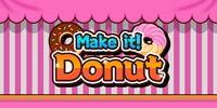 Portada oficial de Make it! Donut para Switch