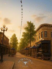 Portada oficial de Downtown Rush para PC