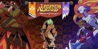Portada oficial de Legends Aligned: Minis in Conflict para Switch