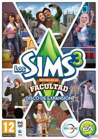 Portada oficial de Los Sims 3 Movida en la Facultad para PC