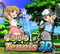 Portada oficial de Family Tennis 3D eShop para Nintendo 3DS