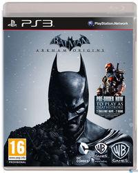 Portada oficial de Batman: Arkham Origins para PS3