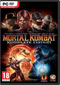 Portada oficial de Mortal Kombat Komplete Edition para PC