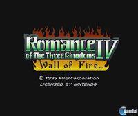 Portada oficial de Romance of the Three Kingdoms IV: Wall of Fire CV para Wii U