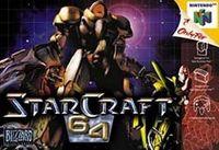 Portada oficial de Starcraft 64 para Nintendo 64