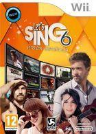 Portada oficial de de Lets Sing 6: Versin Espaola para Wii