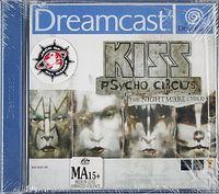Portada oficial de KISS Psycho Circus para Dreamcast