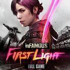 Portada oficial de de inFamous First Light para PS4