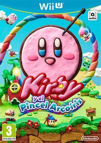 Portada oficial de Kirby y el Pincel Arcoíris para Wii U