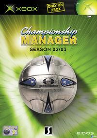 Portada oficial de Championship Manager 02/03 para Xbox