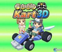 Portada oficial de Family Kart 3D eShop para Nintendo 3DS