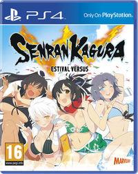 Portada oficial de Senran Kagura: Estival Versus para PS4